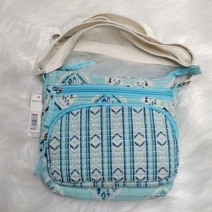New Baby Blue Adjustable Cross Body Bag